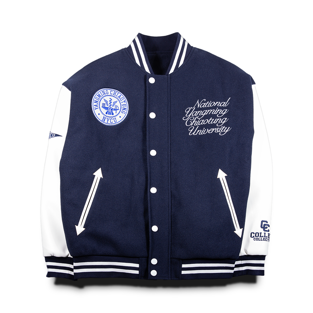 ▌College Collection ▌ 陽明交通大學 NYCU 美式校園棒球夾克 ·  2024 全新設計款 / NYCU Varsity Jacket