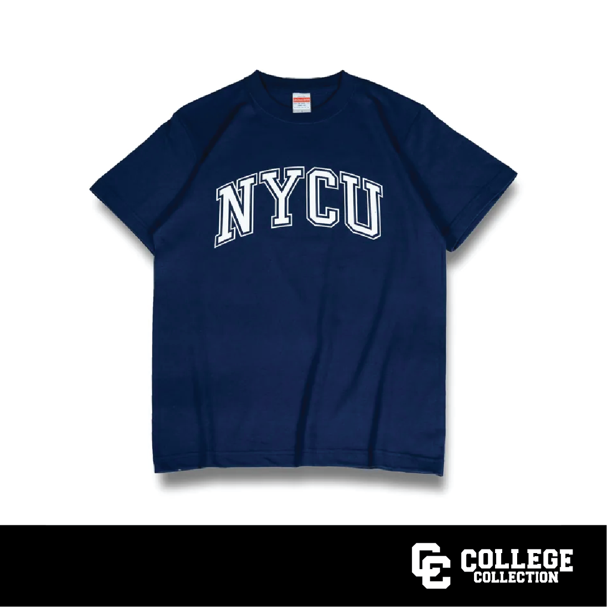 ▌College Collection ▌NYCU陽明交通大學單色有框短T (復古藍/白色) NYCU classic logo t-shirt（Navy/White)NYCU陽明交通大學單色有框短T (復古藍/白色) NYCU classic logo t-shirt（Navy/White)