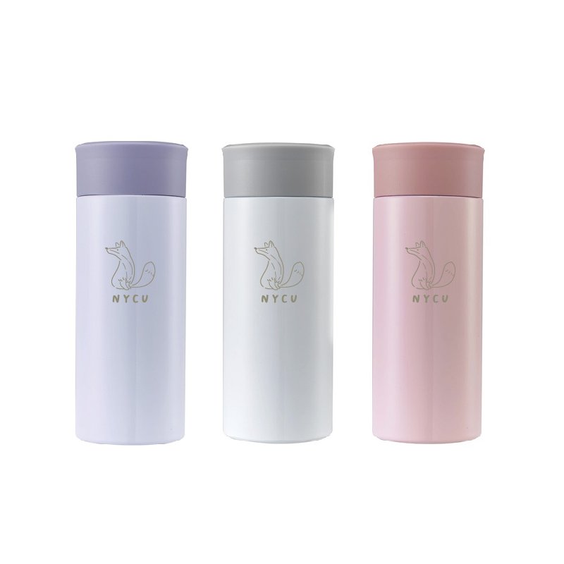 【Colaz酷樂網】NYCU小狐狸療癒系304輕巧保溫瓶200mL_珍珠白／Thermos bottle 200ml_Pink