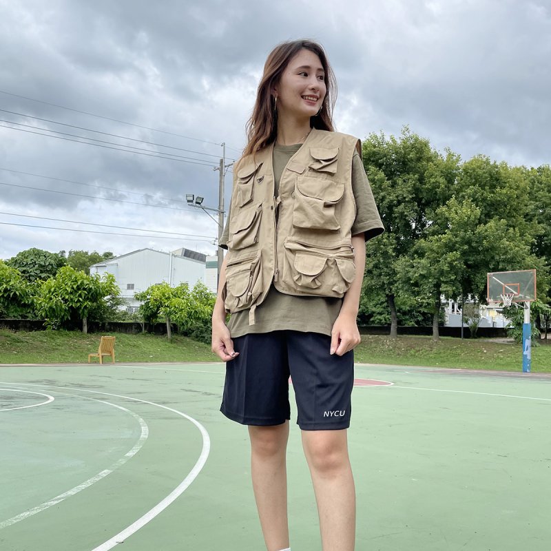 【Colaz酷樂網】NYCU沁涼輕薄排汗短褲_黑／Logo Sweat-Wicking Shorts _Black