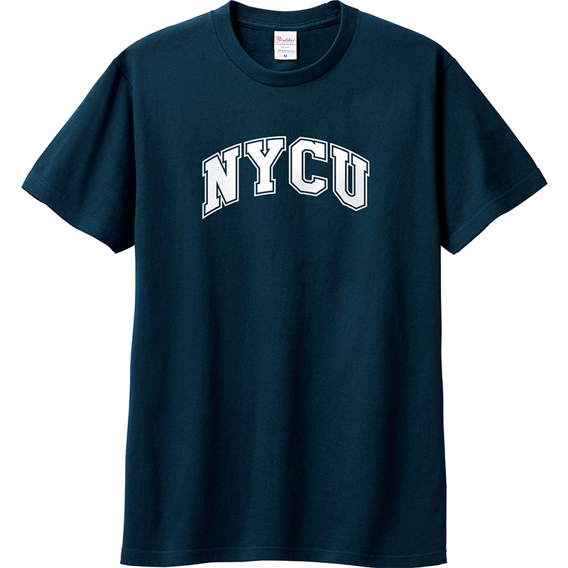 【Colaz酷樂網】NYCU經典字框純棉短T_深藍／Logo T-Shirt (Navy)