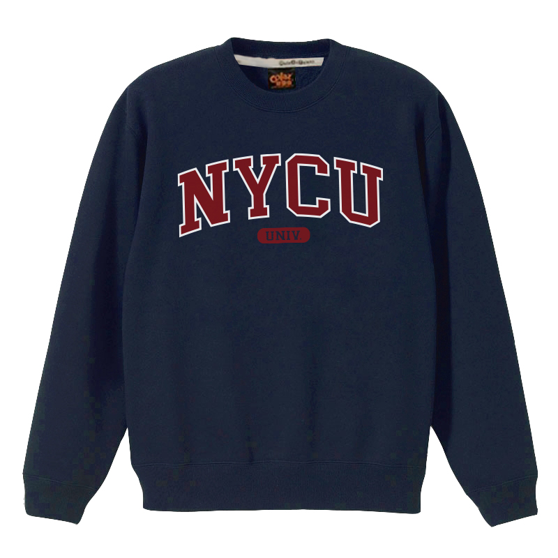 【Colaz酷樂網】NYCU經典款美式大學T_深藍／Established Design Sweatshirt (Navy)