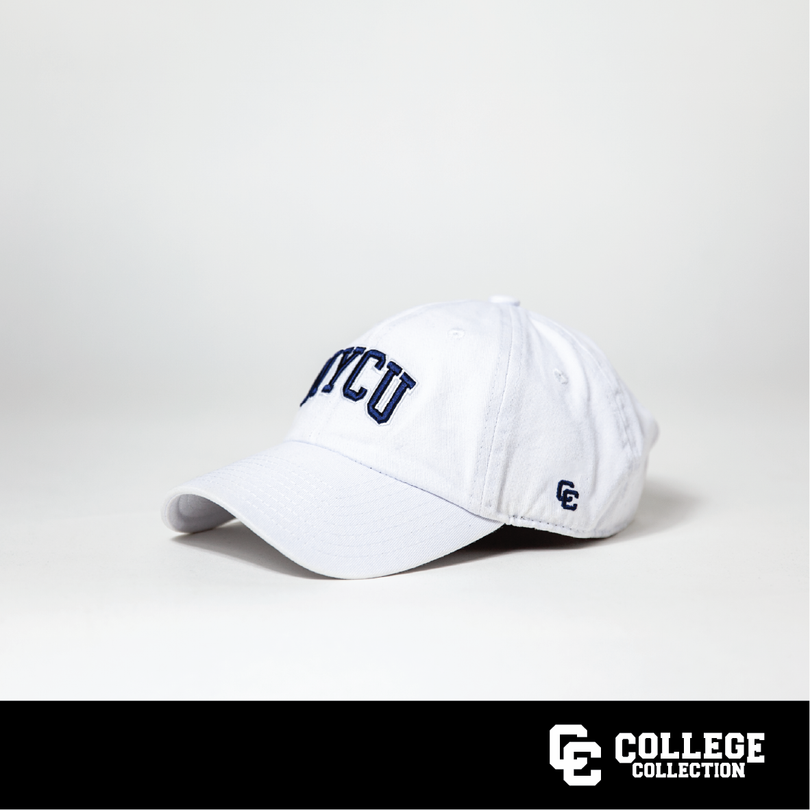 ▌College Collection ▌NYCU 復古刺繡老帽 (白色) NYCU Baseball Cap (White)