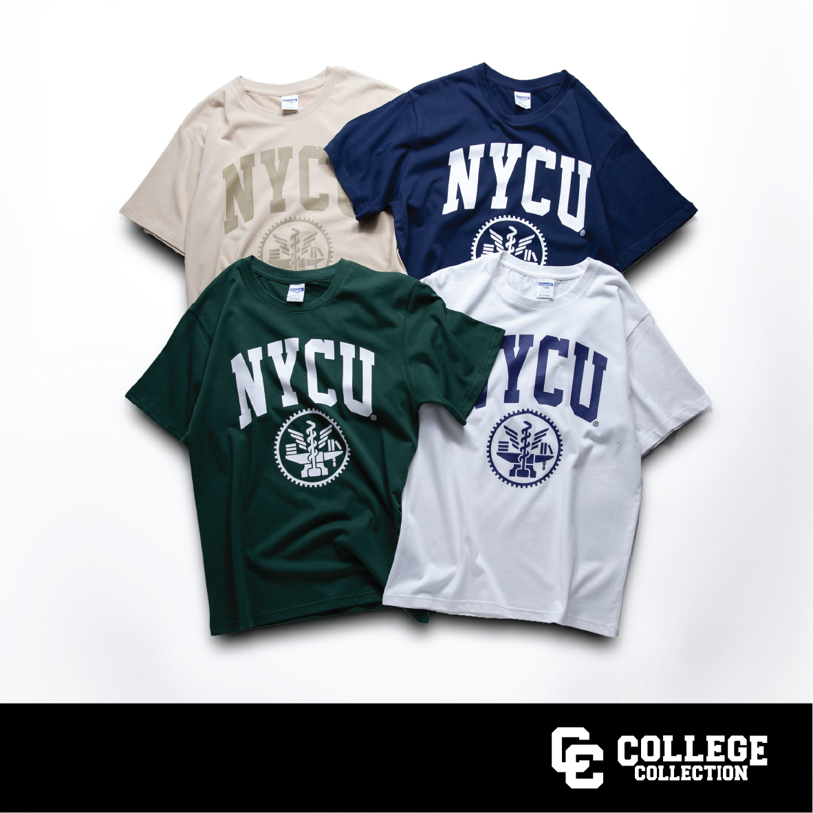 ▌College Collection ▌陽明交通大學 NYCU 美式校徽 T-Shirt  NYCU Wax Seal T-Shirt