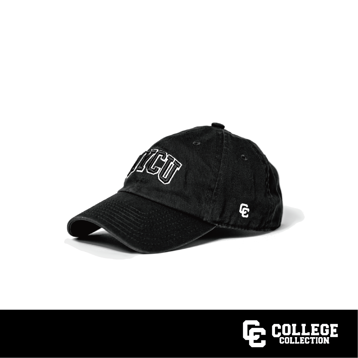 ▌College Collection ▌NYCU 復古刺繡老帽 (黑色) NYCU Baseball Cap (Black)