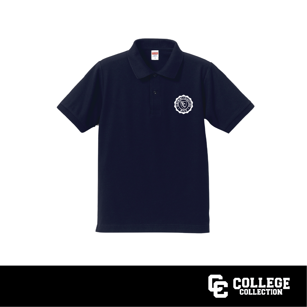 ▌College Collection ▌United Athle® NYCU 陽明交通大學 4.7 oz 高機能網眼POLO衫 (藍色) NYCU Polo shirt (Navy)
