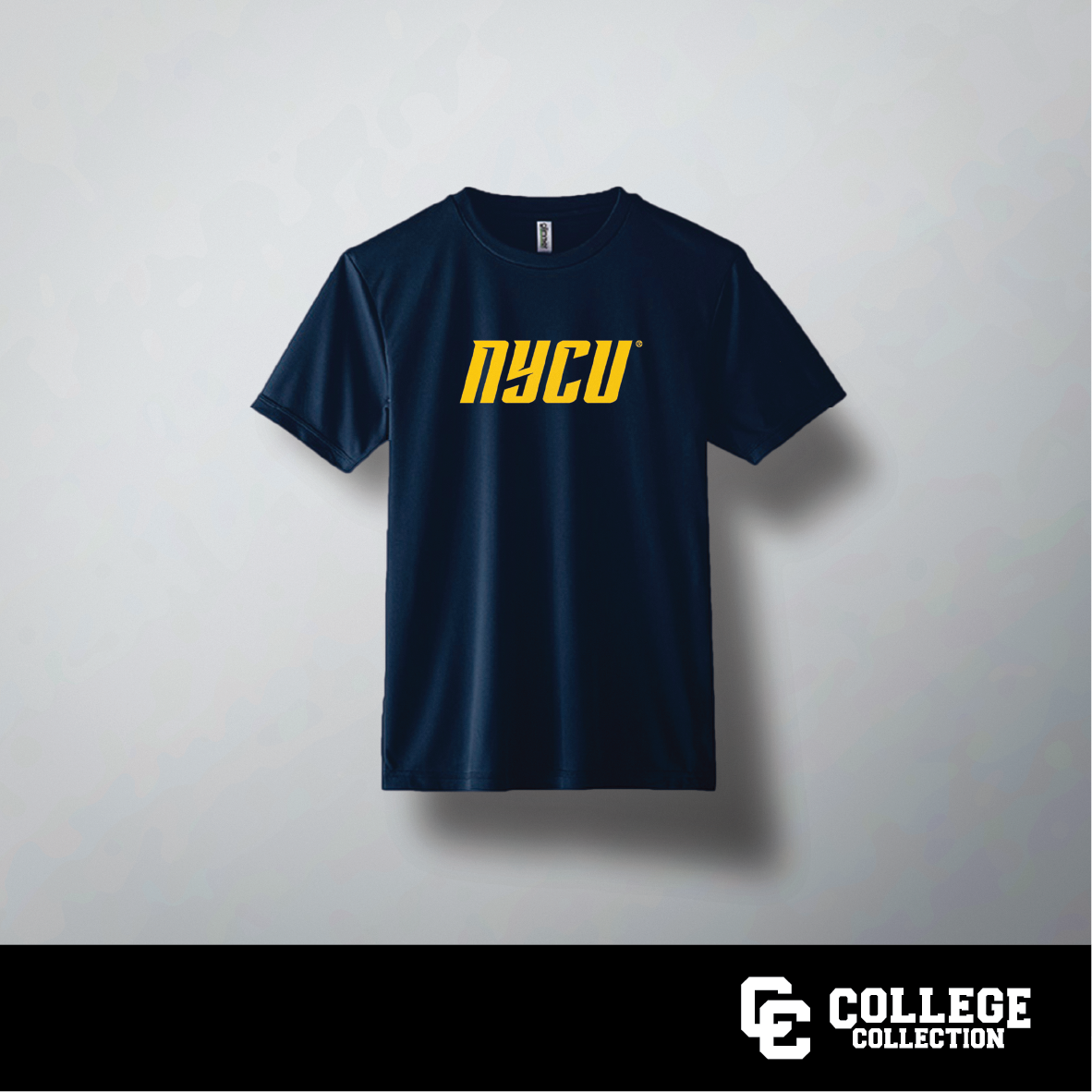 ▌College Collection ▌Glimmer® NYCU 陽明交通大學 吸濕排汗短T-（海軍藍/黑色/白色）Glimmer® NYCU Active Wear T-shirt（Navy/Black/White）