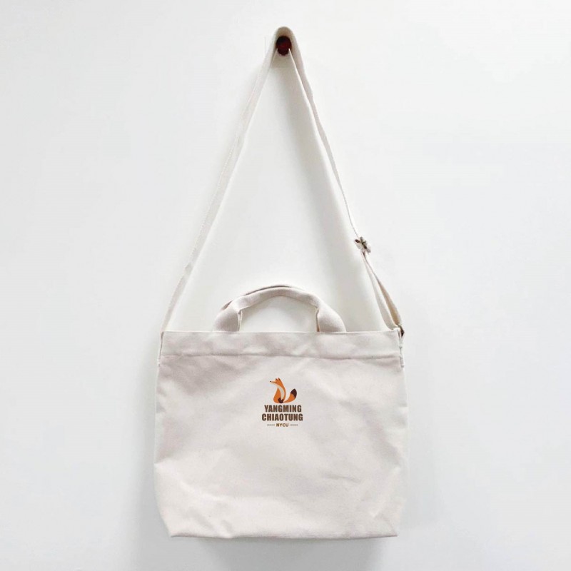 【Colaz酷樂網】NYCU帆布文青兩用包／Canvas Tote Bag