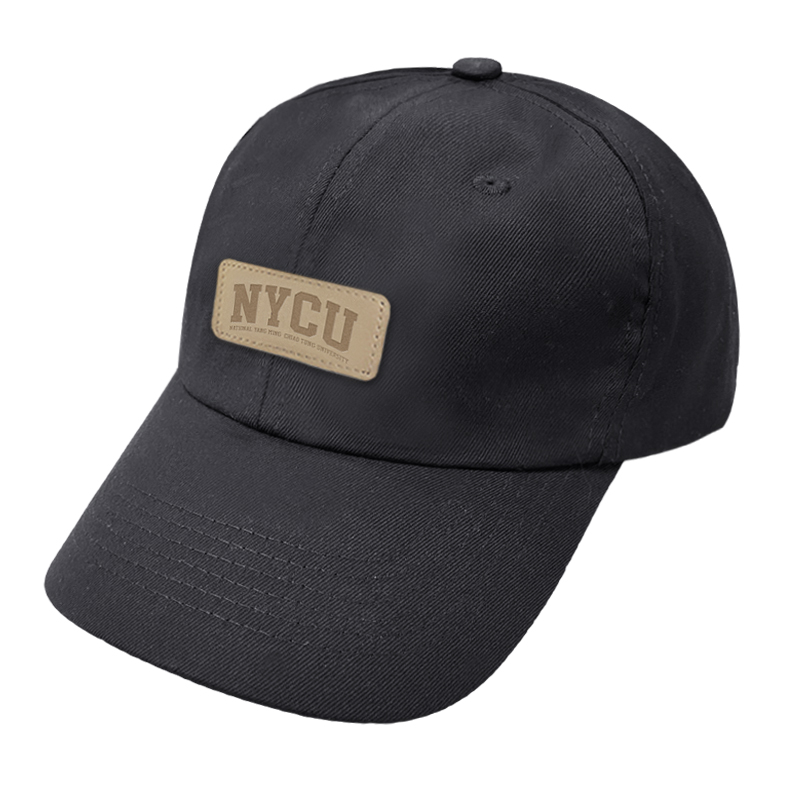 【Colaz酷樂網】NYCU皮革標老帽_黑／Logo Cap _Black